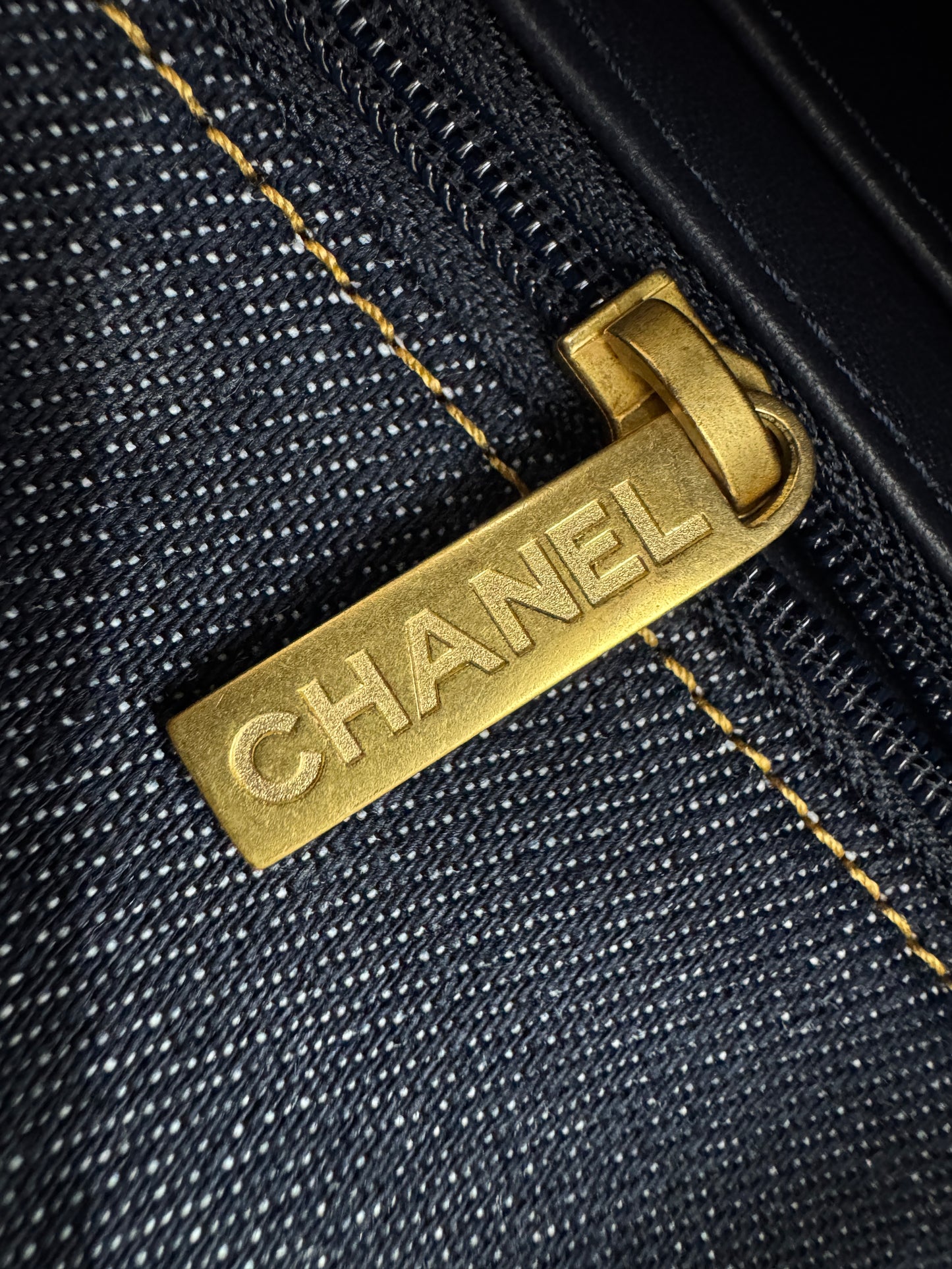 CHANEL 26P 深藍牛仔 Mini CF20