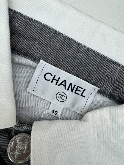 CHANEL 25P 灰色牛仔外套 Denim Jacket