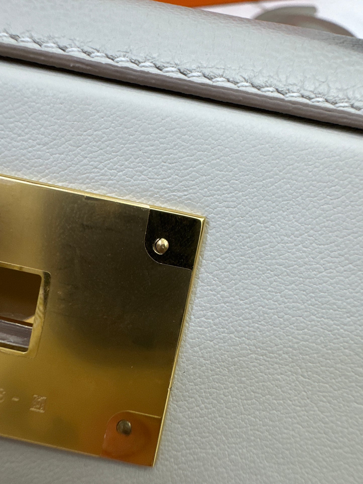 HERMES Mini 2424 冰川白金扣 Evercolor