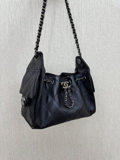 CHANEL Mini 25Bag 珠光深藍