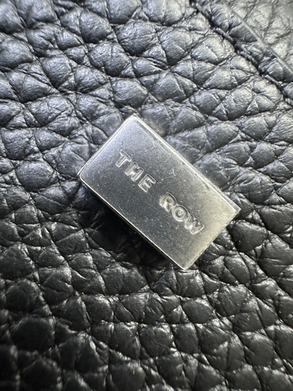 THE ROW Marguax 12 黑銀荔枝紋