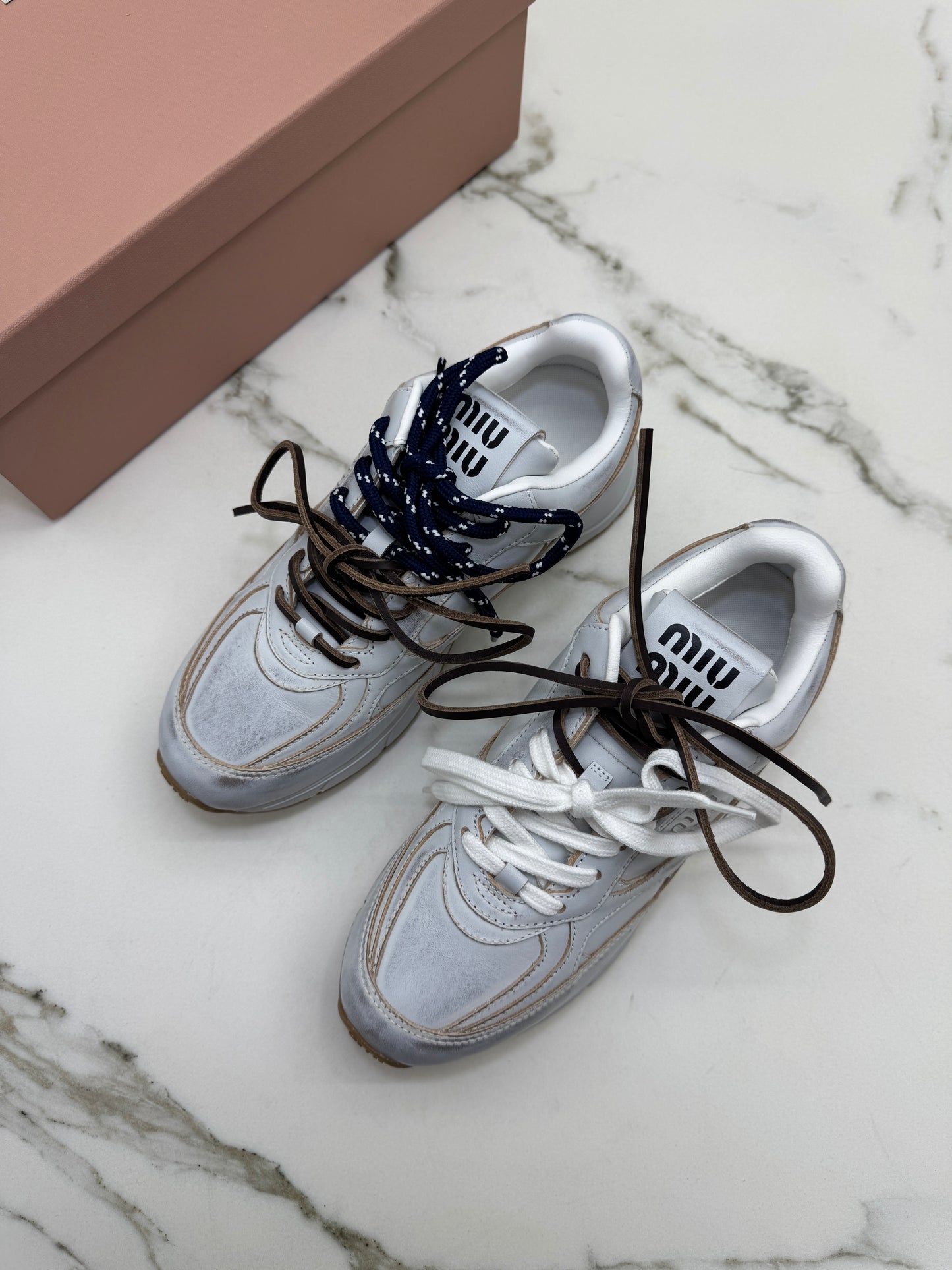 MIU MIU X NB 25年版 做舊老爹鞋￼