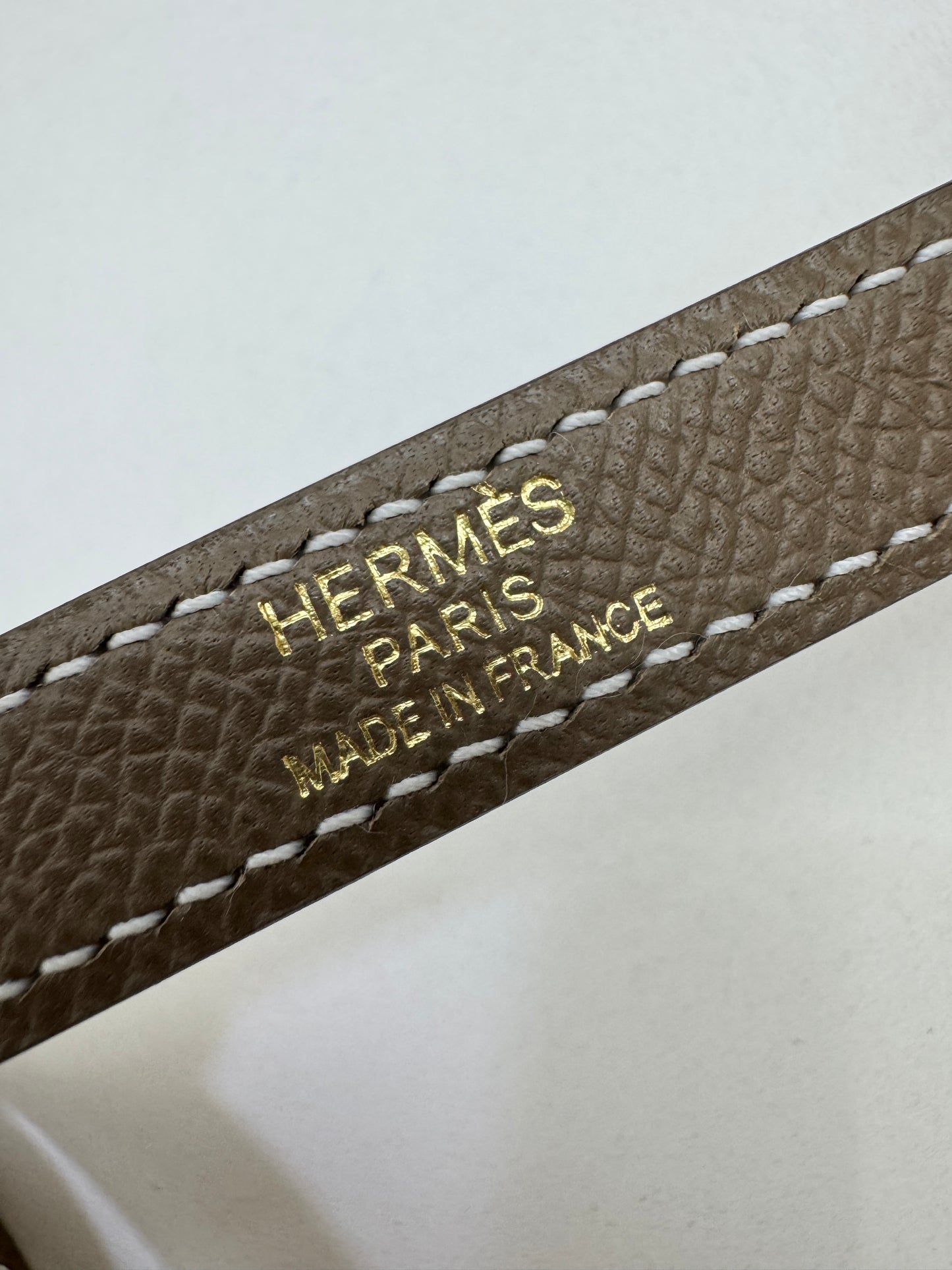 HERMES Bolide 25 大象灰金扣 Epsom Etoupe GHW