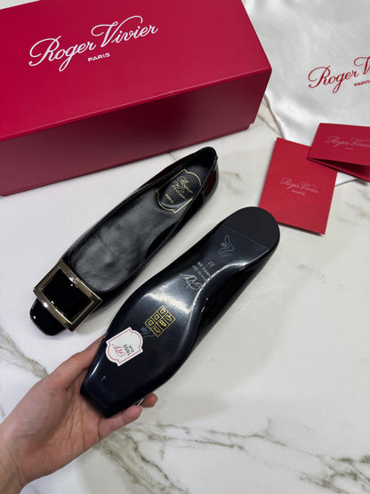 RV Trompette 漆皮芭蕾舞鞋