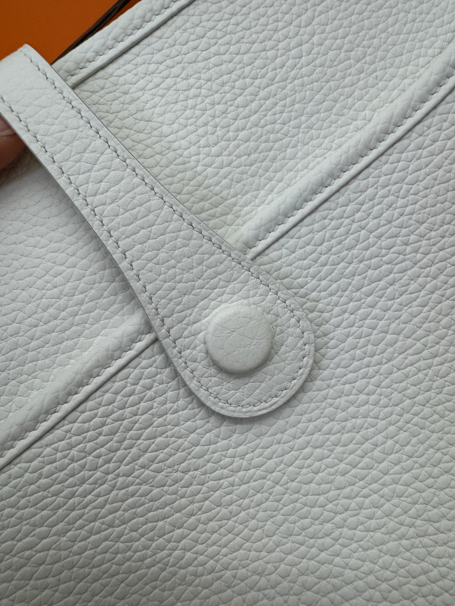 HERMES Evelyn29 新白色金扣 0U New White GHW