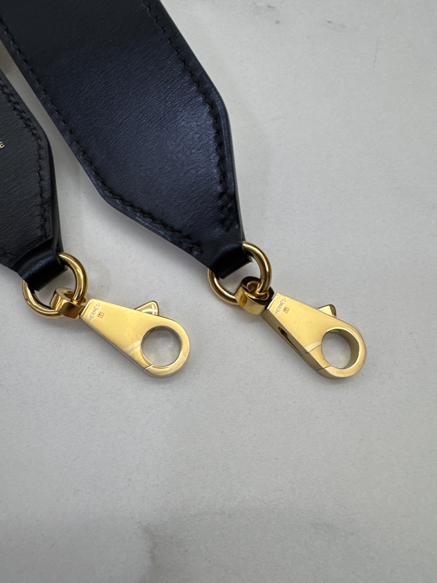 HERMES Kelly 25 黑色外縫金扣 Box Leather Sellier Noir GHW
