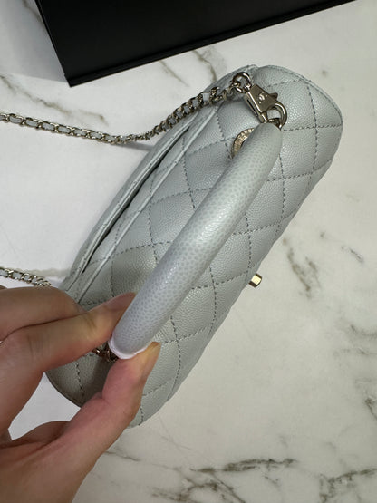 CHANEL Cocohandle 冰川藍 24P Small