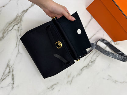 HERMES Mini Herbag 黑金