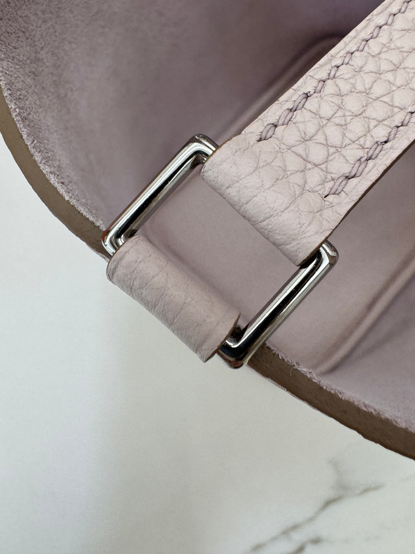 HERMES Picotin Lock 18 夢幻紫銀扣 TC Mauve Pale PHW