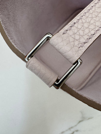 HERMES Picotin Lock 18 夢幻紫銀扣 TC Mauve Pale PHW