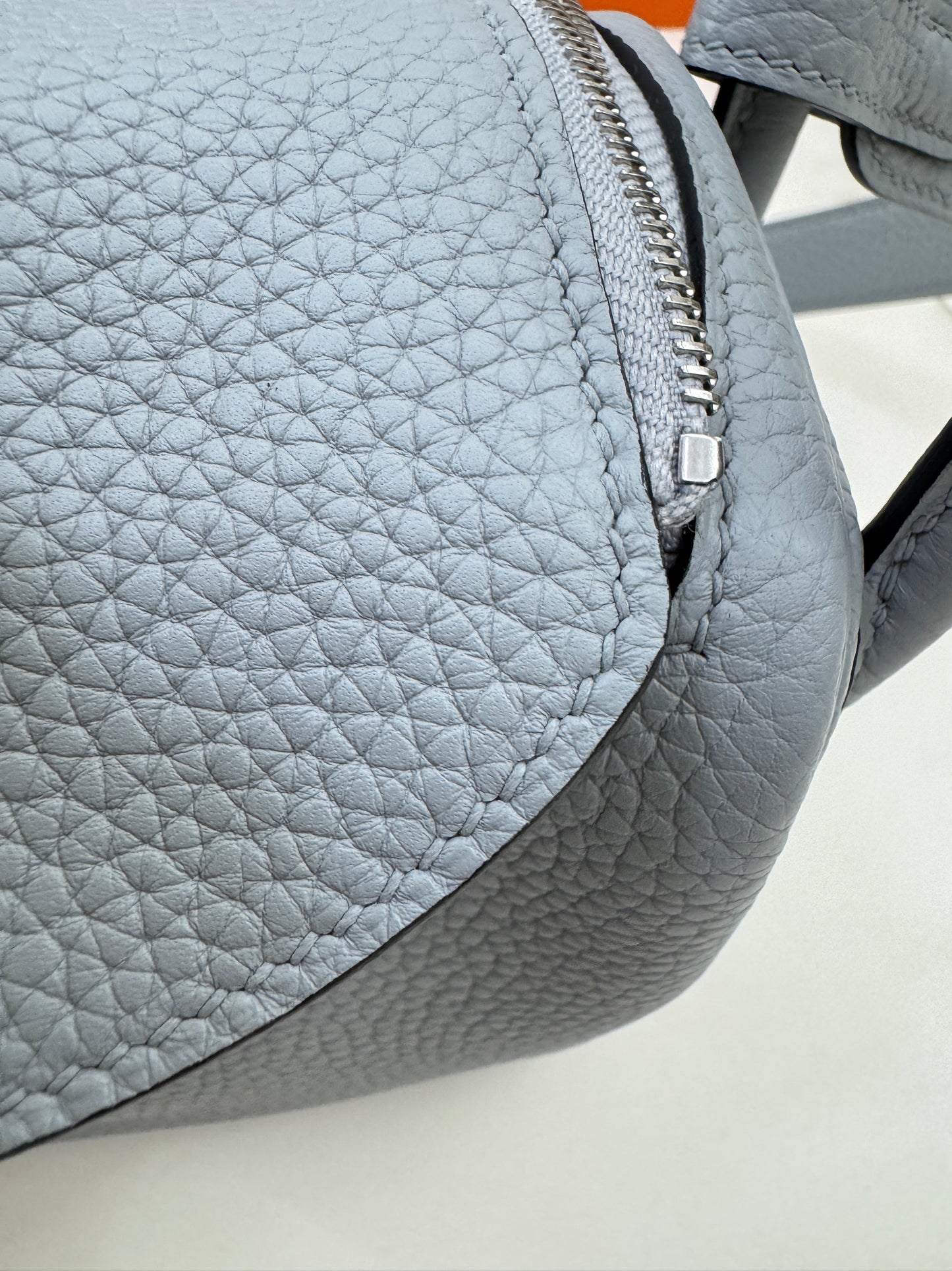 HERMES Mini Lindy II 木偶灰銀扣 TC Gris Platin PHW