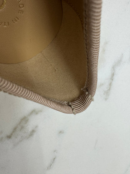 CHANEL Cambon Ballet Flats 杏拼黑 Beige