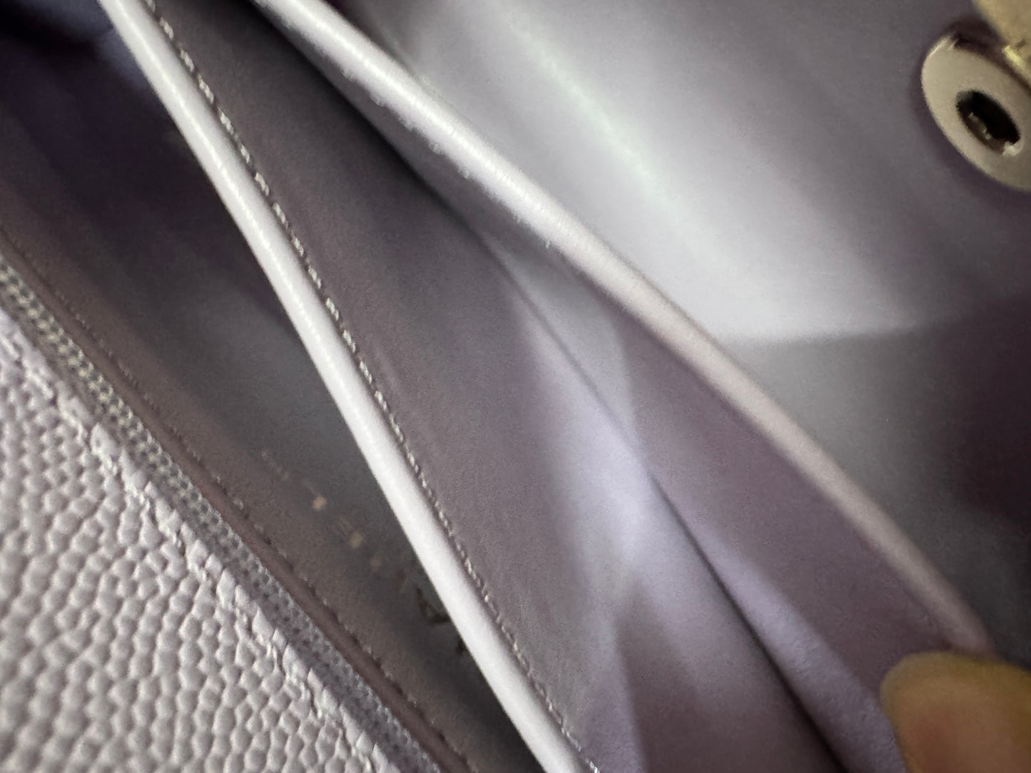 CHANEL Coco Handle 24P紫色 Small