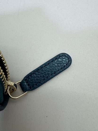 CHANEL 18S珠光藍 拉鏈零錢包 Iridescent Blue Coin Purse【Limited Edition】