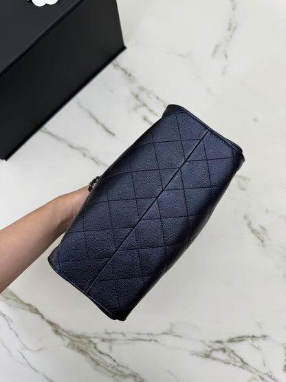 CHANEL Mini 25Bag 珠光深藍