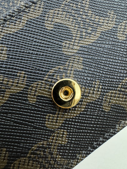 CELINE Triomphe 老花帆布 Cardholder