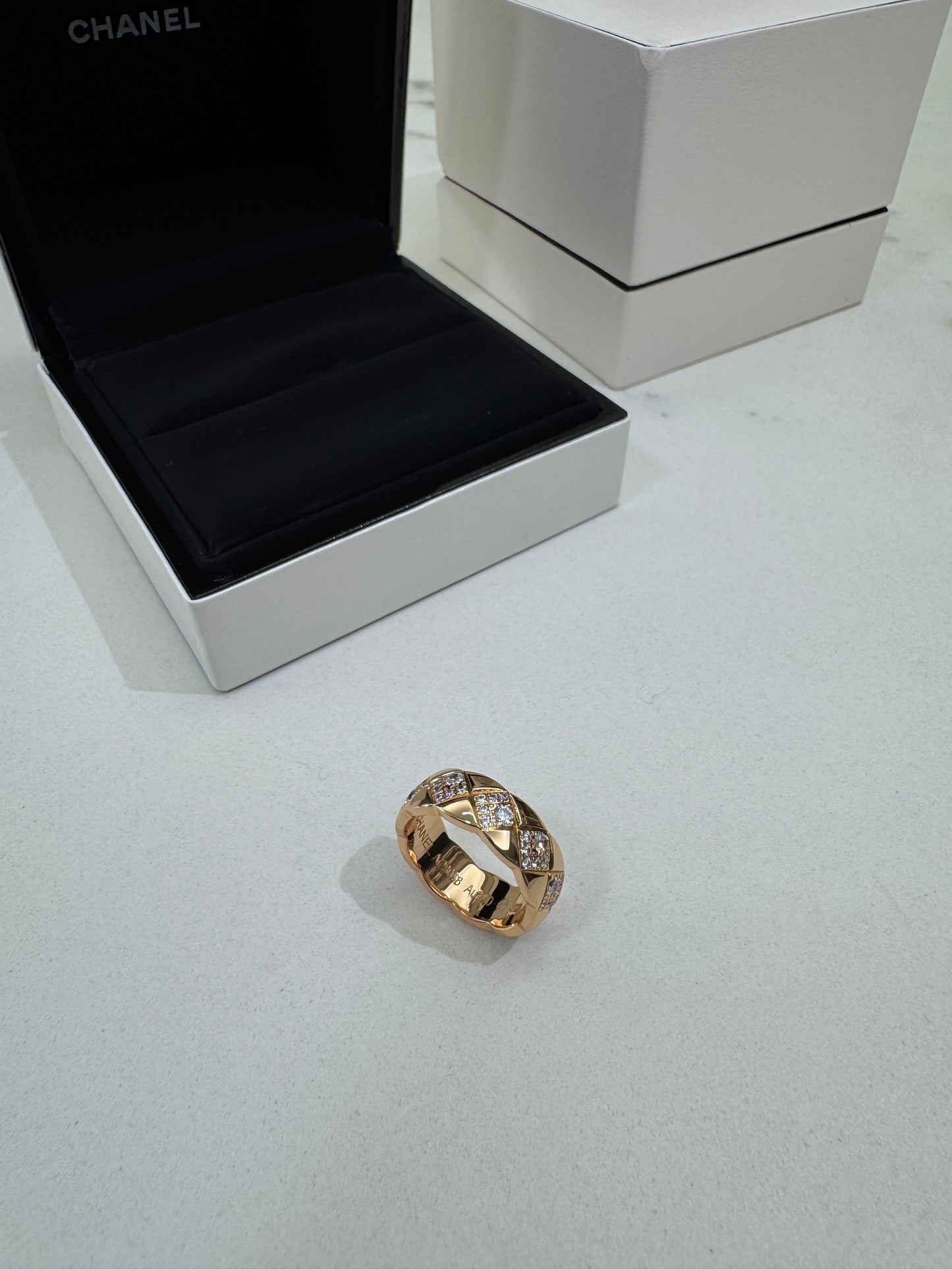 CHANEL Coco Crush Ring 米金色 Beige Gold