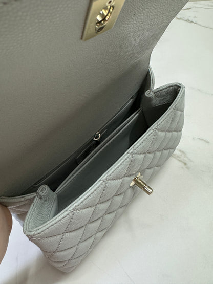 CHANEL Cocohandle 冰川藍 24P Small