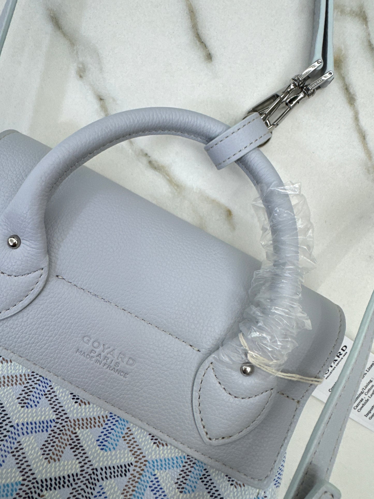 GOYARD 冰川藍 Mini Alpin Backpack Polar Blue