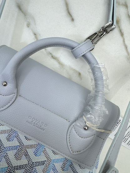 GOYARD 冰川藍 Mini Alpin Backpack Polar Blue