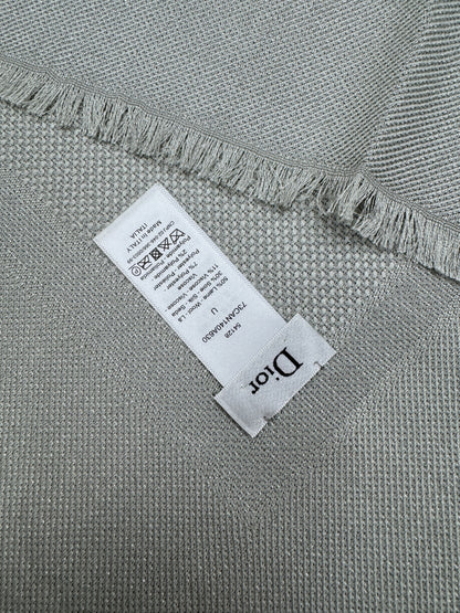 DIOR Cannage 140cm Scarf 銀色