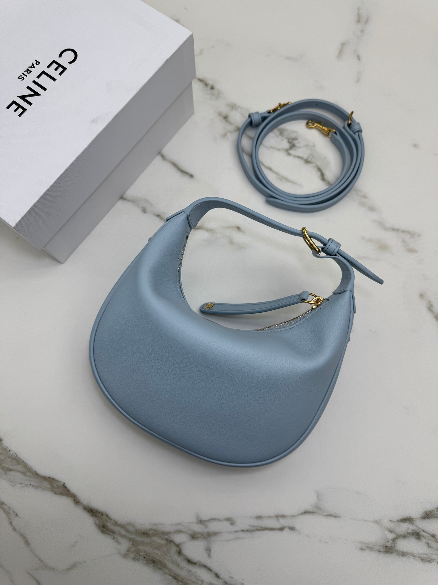 CELINE Teen Lulu 粉藍色