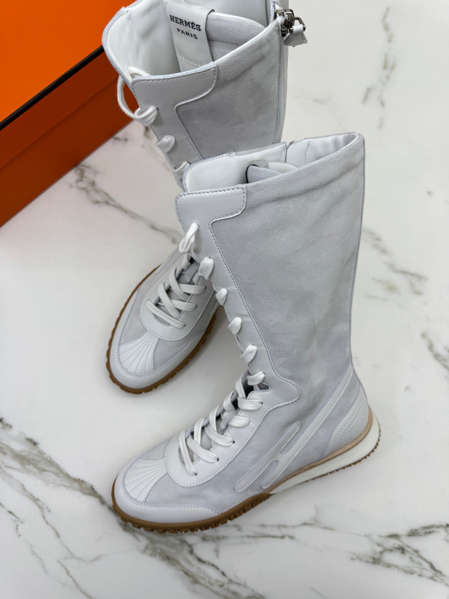 HERMES Lace Up 運動鞋 拳擊靴