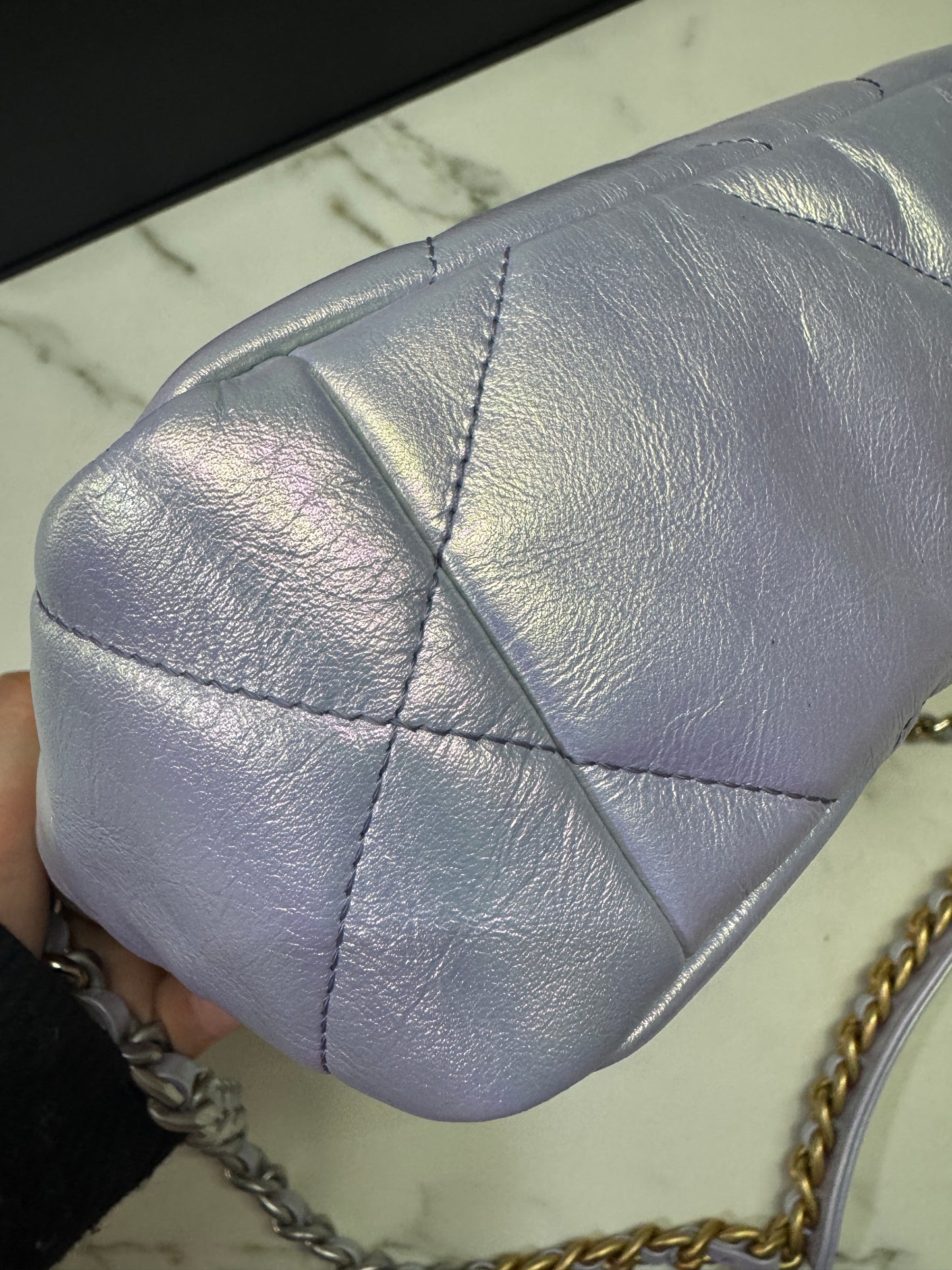 CHANEL 19 Bag Small 22P幻彩紫 小號