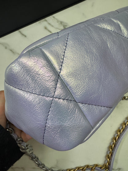 CHANEL 19 Bag Small 22P幻彩紫 小號