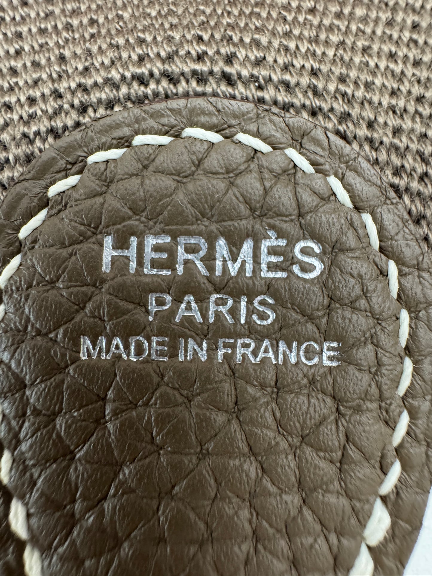 HERMES Evelyne 23 大象灰銀扣 Etoupe TC PHW