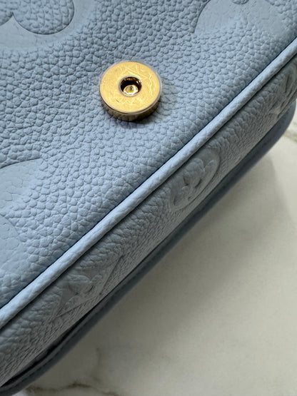 LV Diane 全皮粉藍 Baby Blue