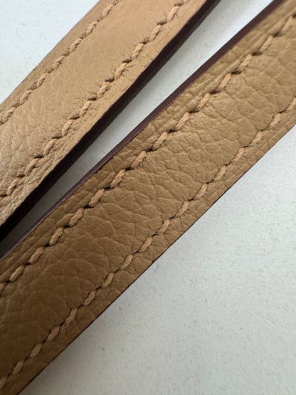 HERMES Roulis 19 奶茶色淺金扣 Chai Evercolor PBHW