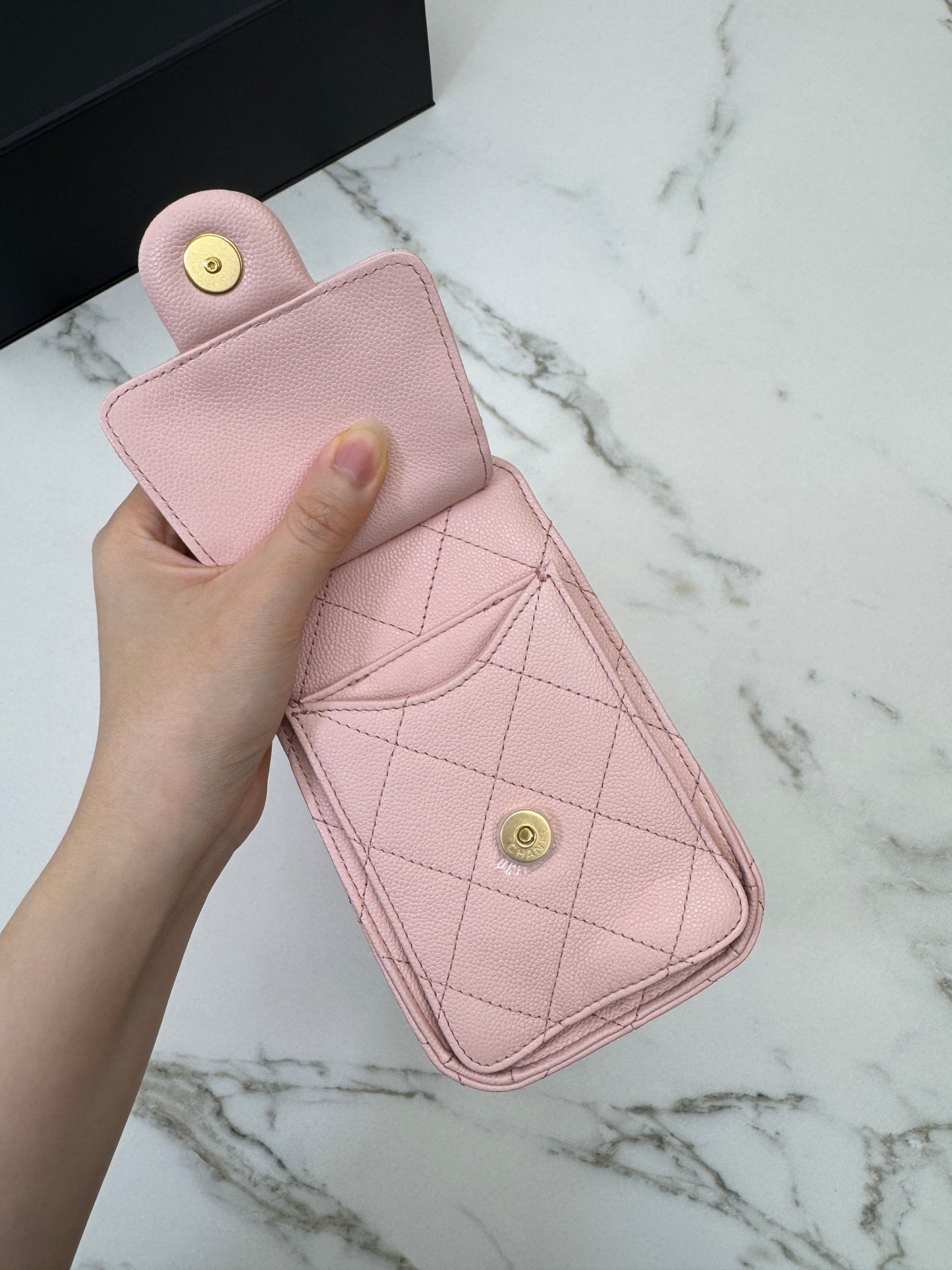 CHANEL Mini 25Bag 26P櫻花粉