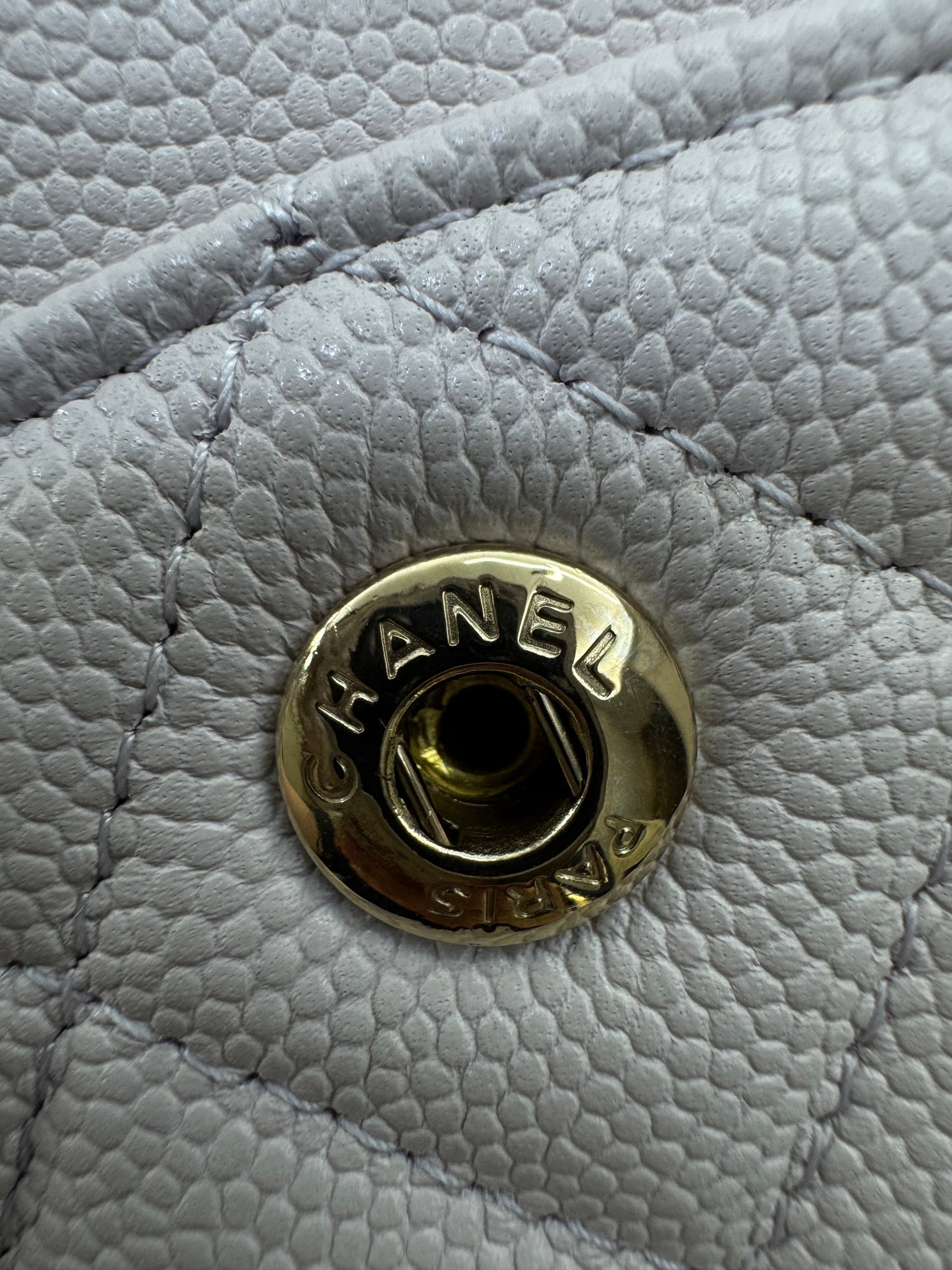 CHANEL 21S 淺粉紫 Classic Flap Small CF23 Liliac