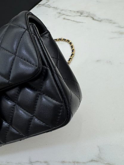 CHANEL 25B調節扣 Mini CF20 羊皮