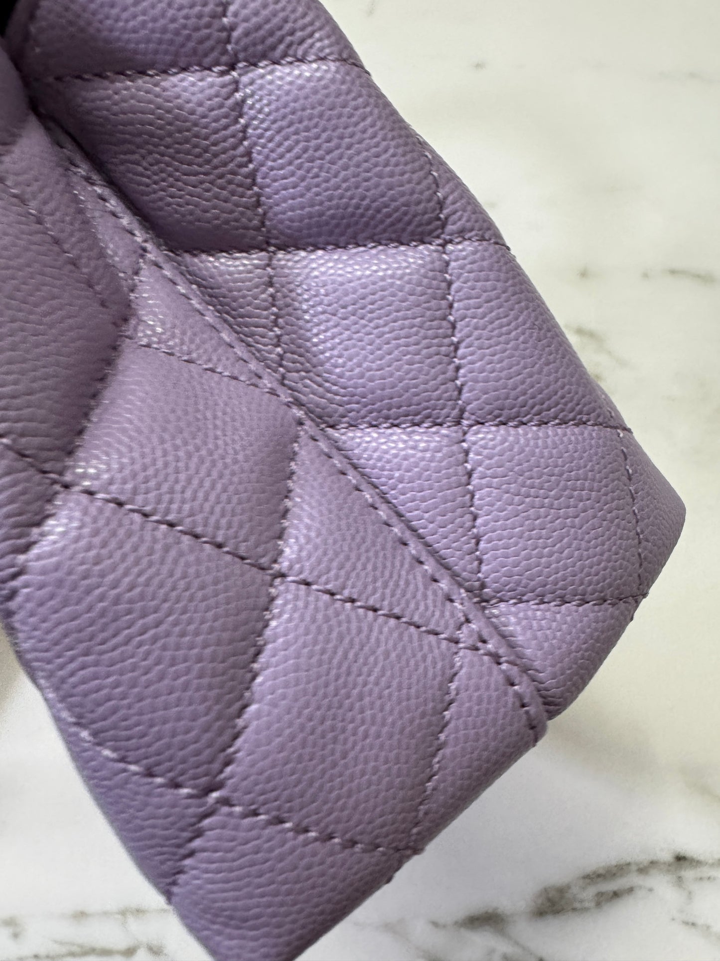 CHANEL Coco Handle 24P紫色 Small