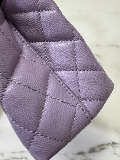 CHANEL Coco Handle 24P紫色 Small