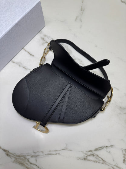 DIOR Saddle Medium Black