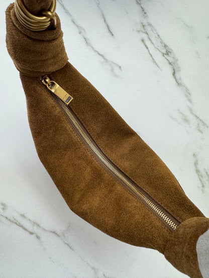 YSL Mini Amalia Shoulder Bag 焦糖麂皮