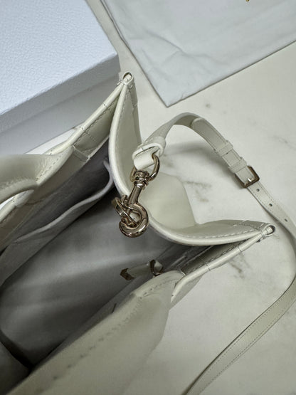 DIOR 全皮 Book Tote 奶白色小號