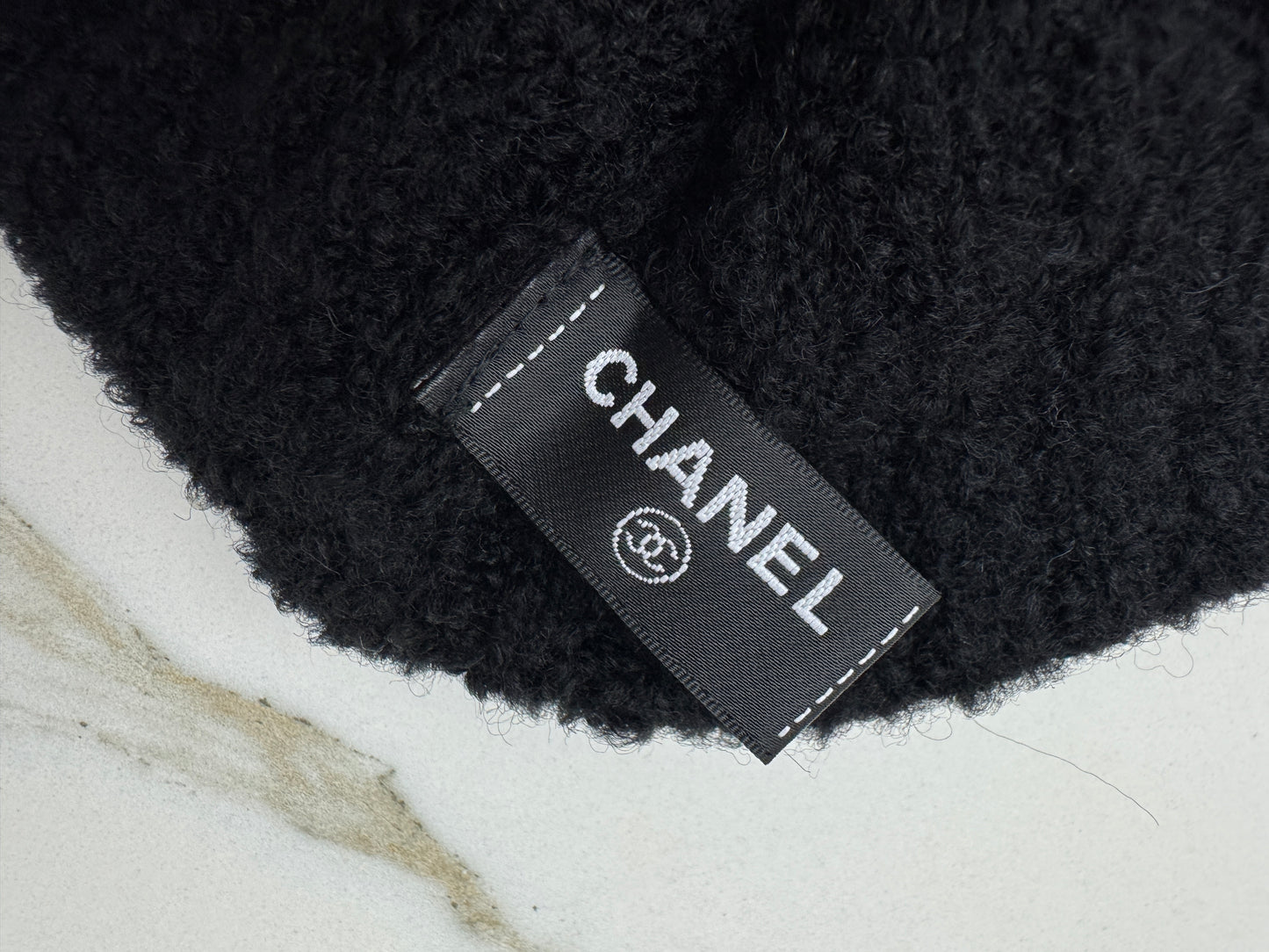 CHANEL Beanie & Scarf 糯米條針織冷帽 圍巾