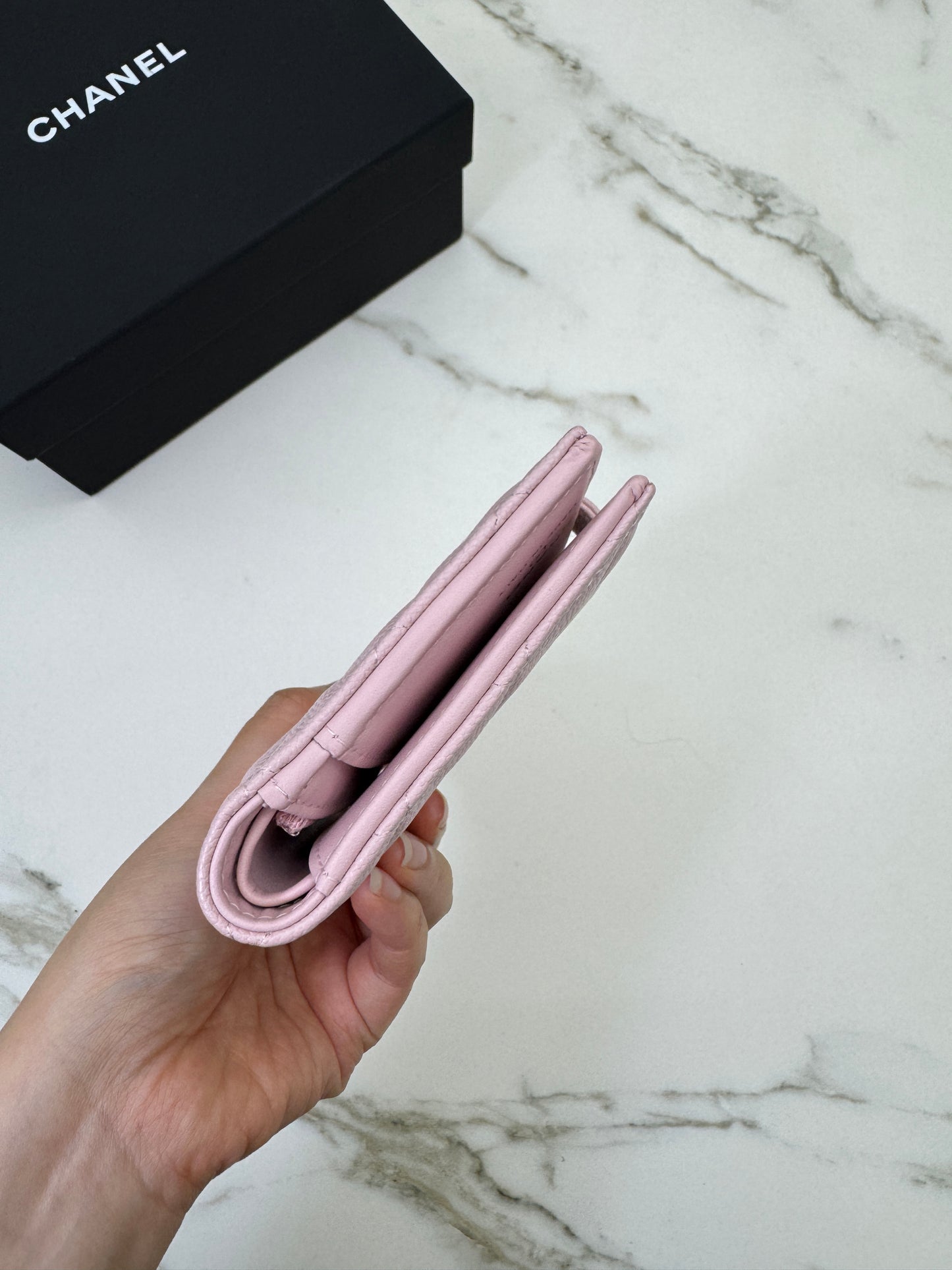 CHANEL Passport Holder 粉紅色