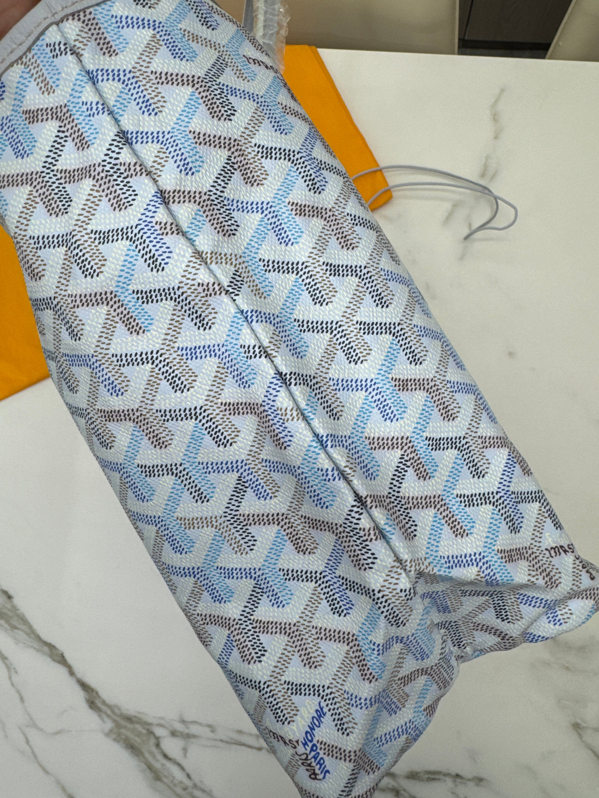 GOYARD St Louis Tote pm 冰川藍 Polar Blue