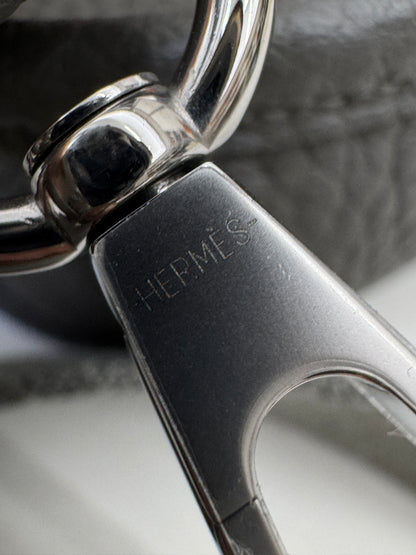 HERMES Mini Evelyne 積雨雲灰銀扣 Gris Meyer PHW