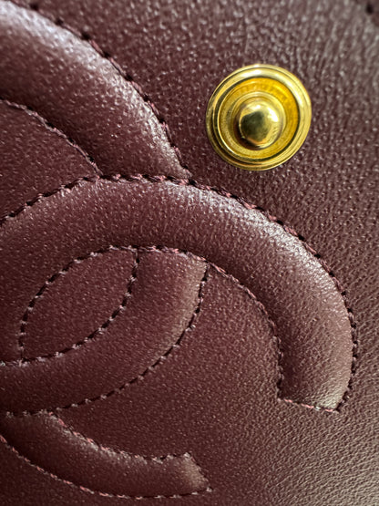 CHANEL CF25 Medium 黑金羊