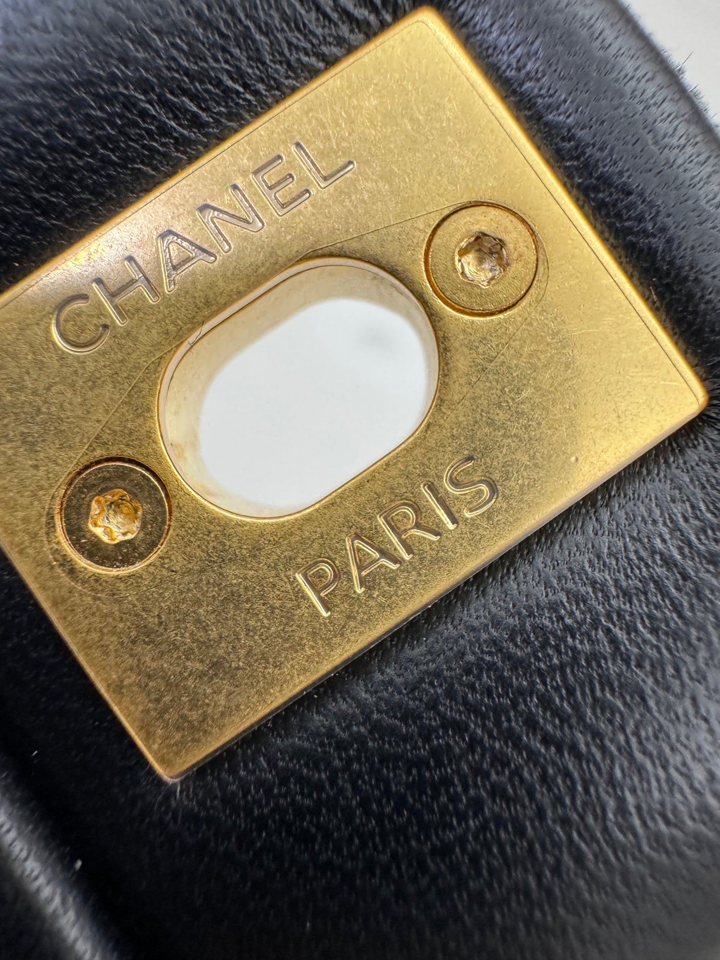 CHANEL 25K 蝴蝶結絲絨 Mini CF Top Handle