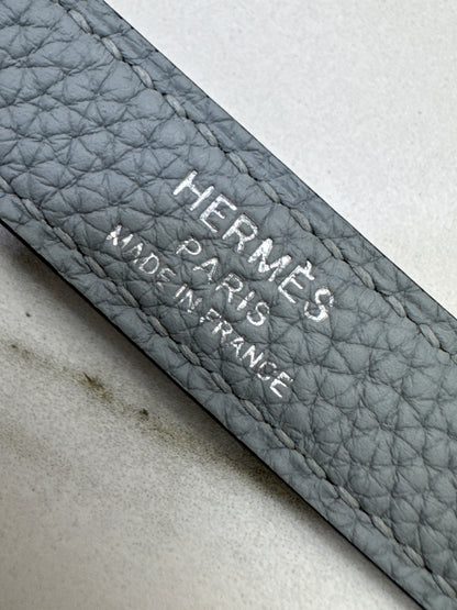 HERMES Kelly 25 Togo內縫 木偶灰銀扣 Gris Pantin PHW