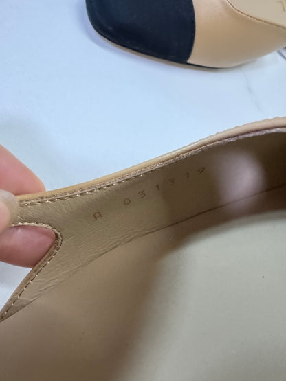 CHANEL 經典款 Slingback 娟布頭 Beige