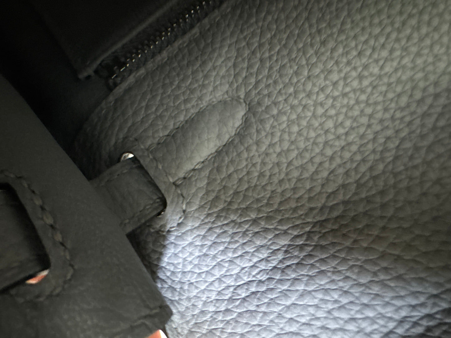 HERMES Kelly 25 Togo內縫 木偶灰銀扣 Gris Pantin PHW