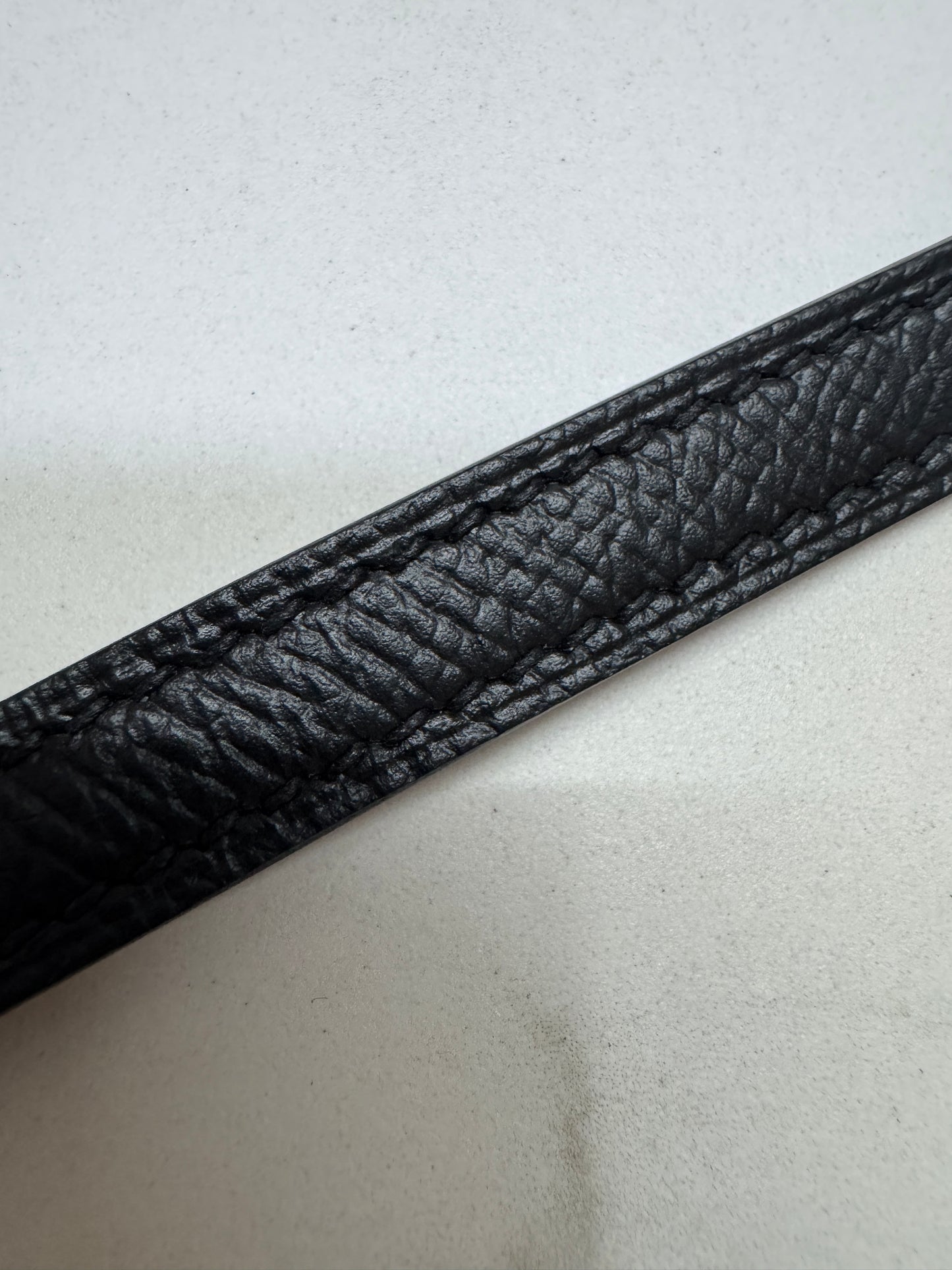 HERMES Mini Constance 新版 附鏡子 黑銀 Epsom PHW